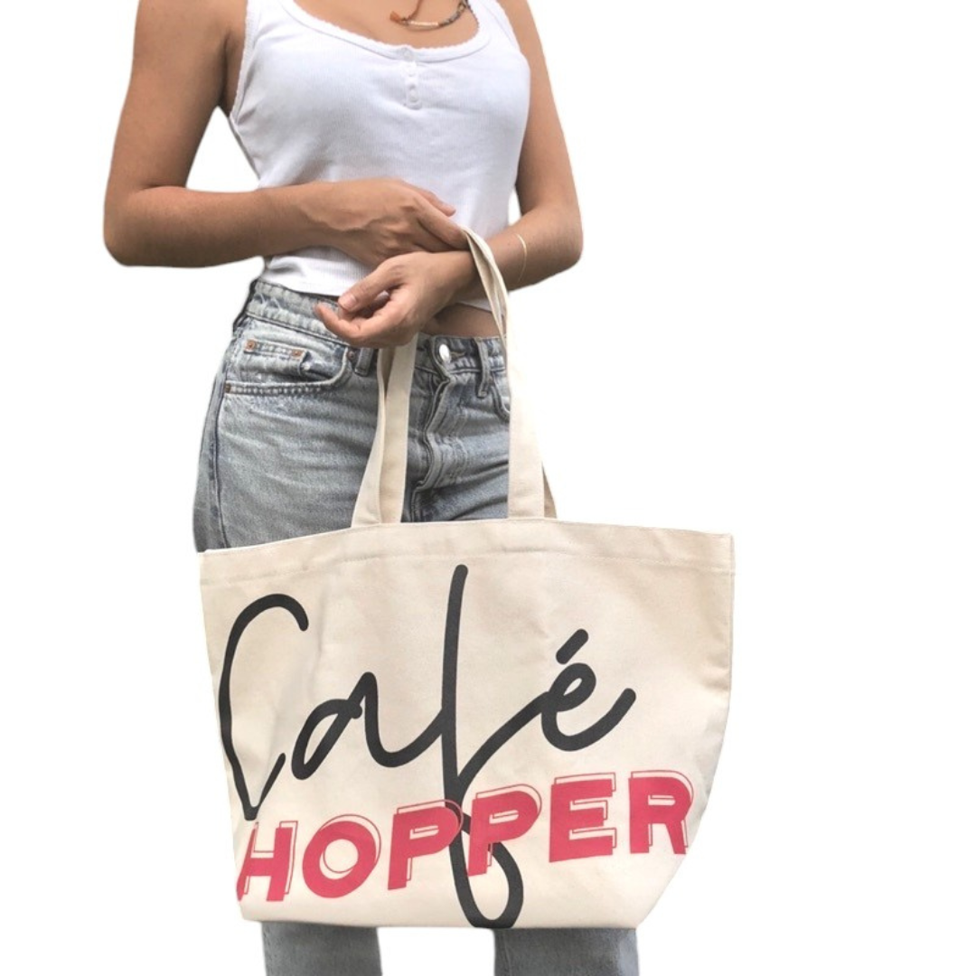 Cafe Hopper Oversized Tote