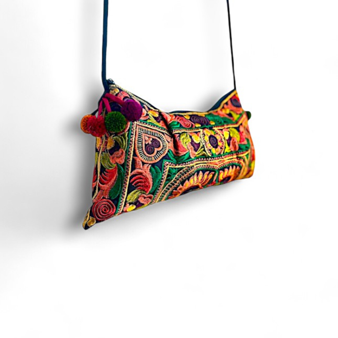 Embroidery Crossbody Bag