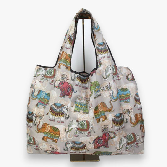 Shopper Bag - Beige Elephant - Oversized Everyday Tote