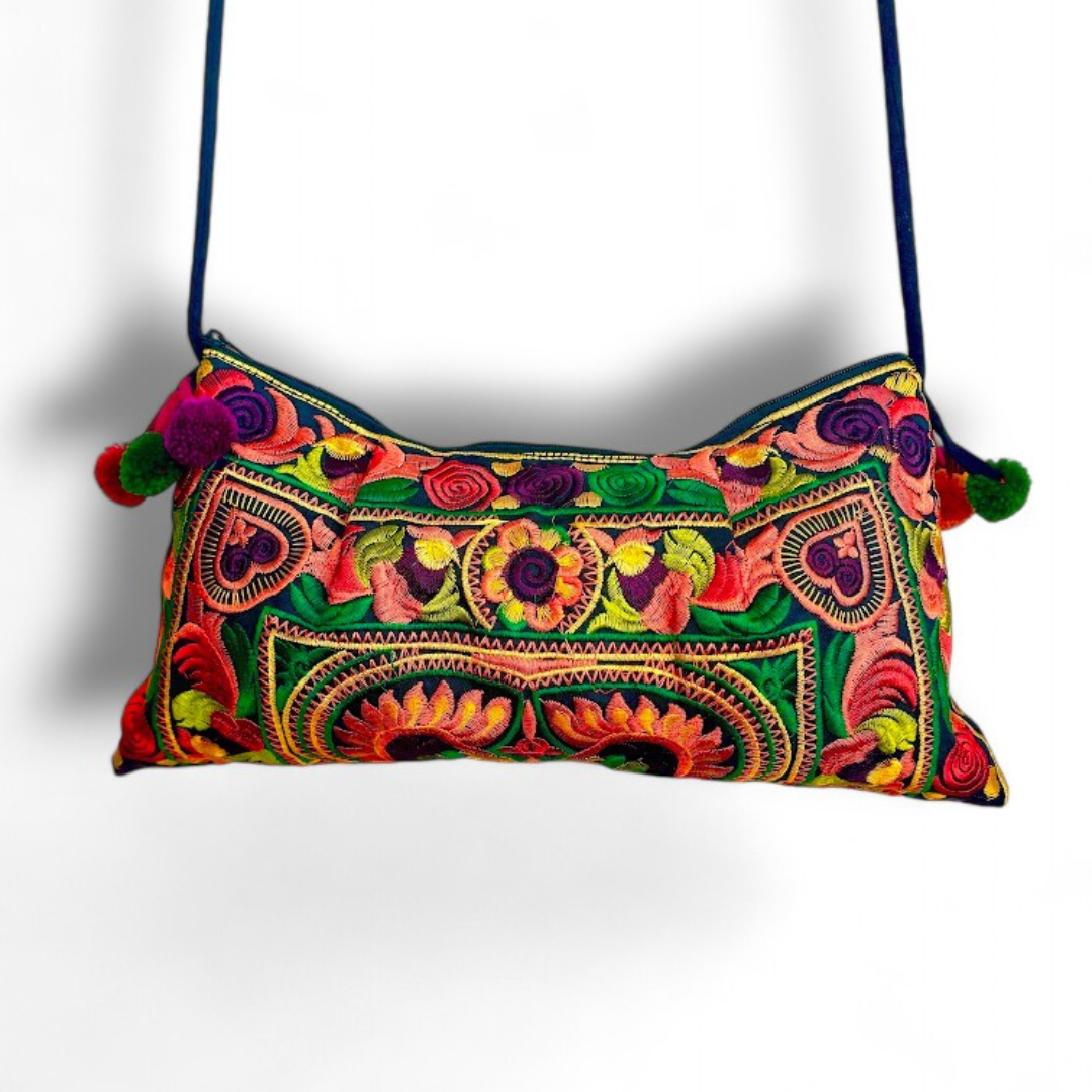 Embroidery Crossbody Bag
